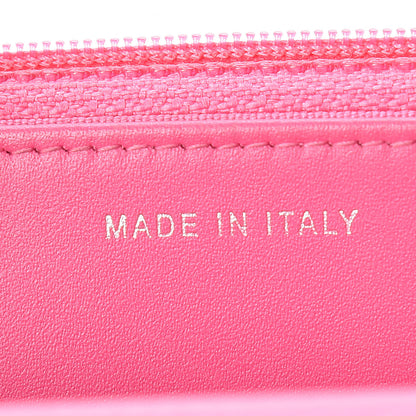 Chanel Caviar Quilted Wallet on Chain WOC Pink 9 of 13
