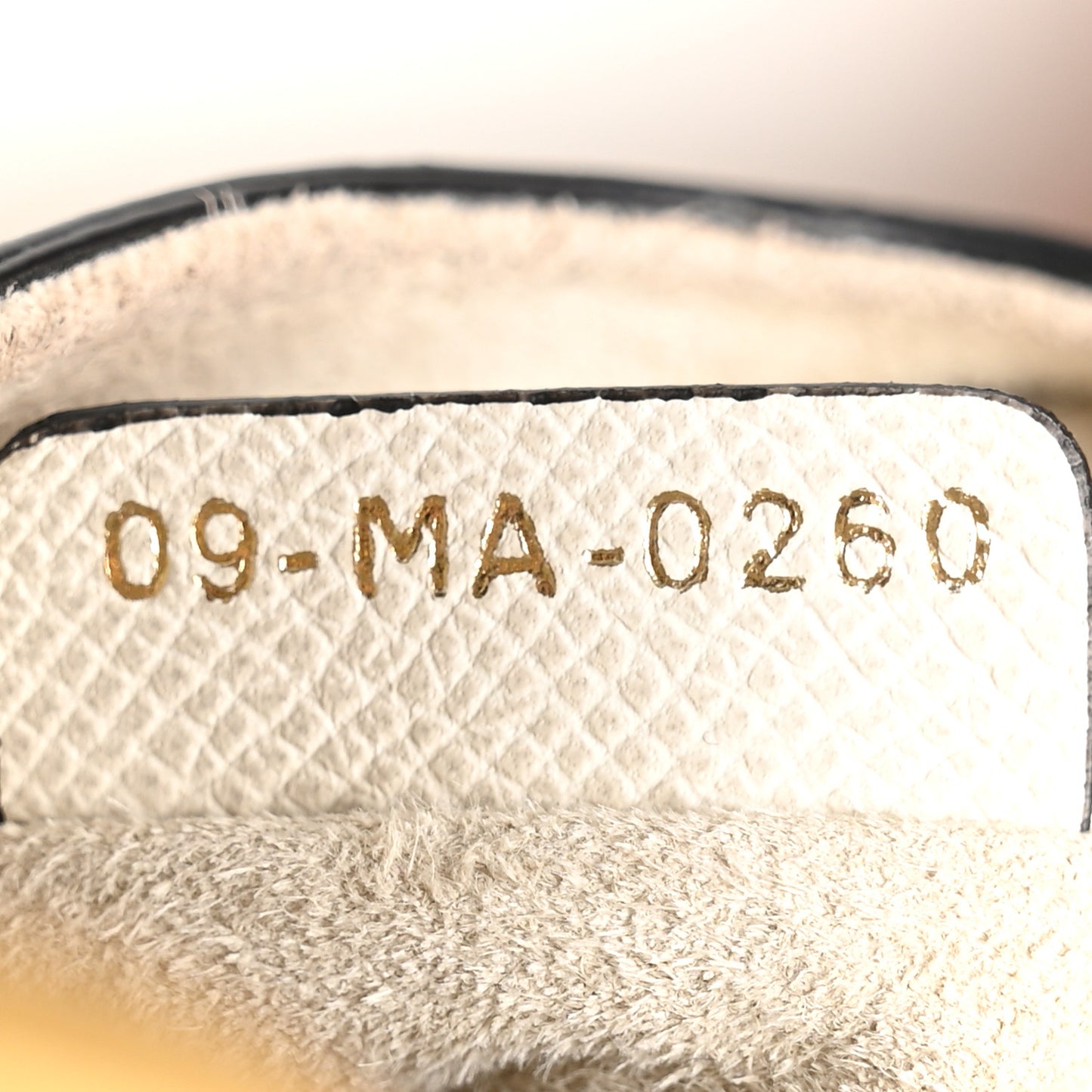 Grained Calfskin Mini Saddle Bag White