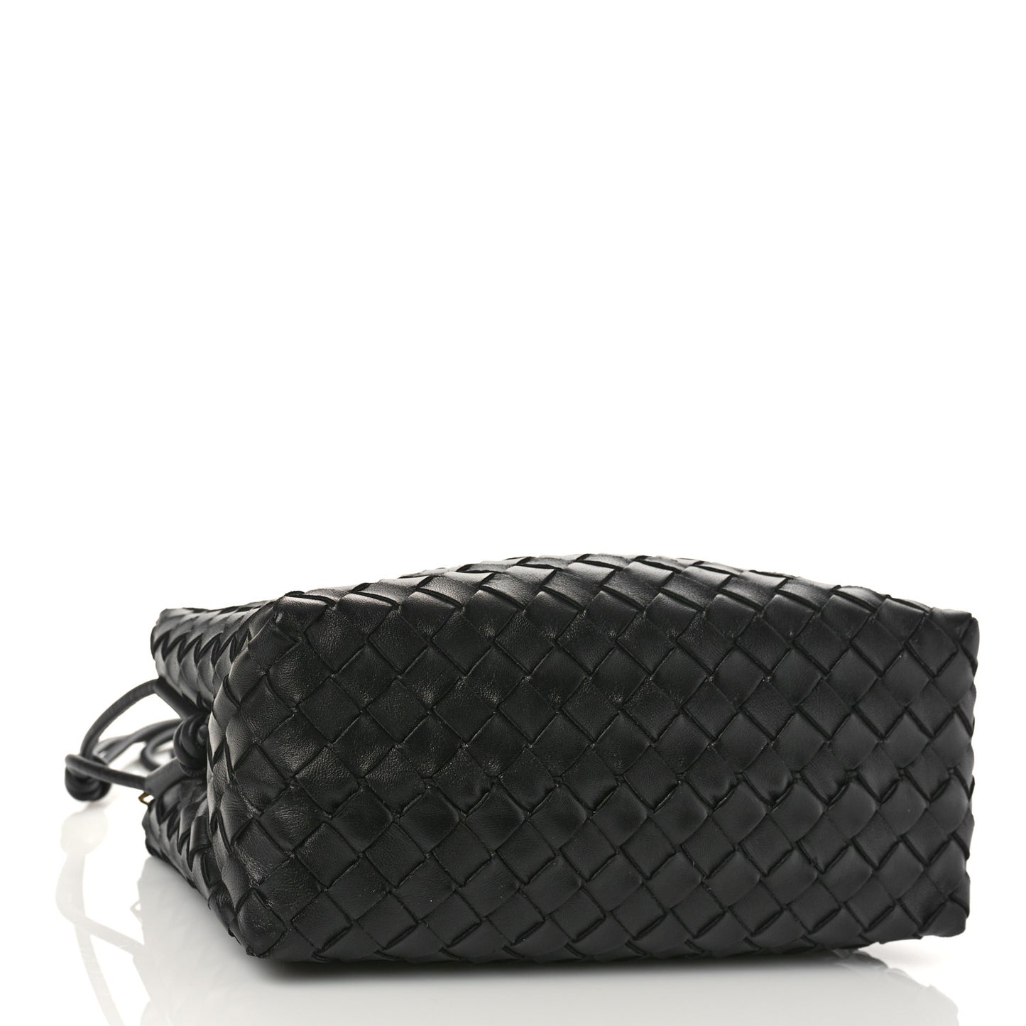 Nappa Intrecciato Small Loop Camera Bag Black