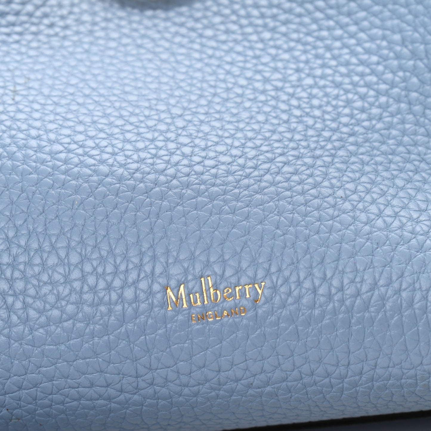 Heavy Grain Small Iris Tote Blue