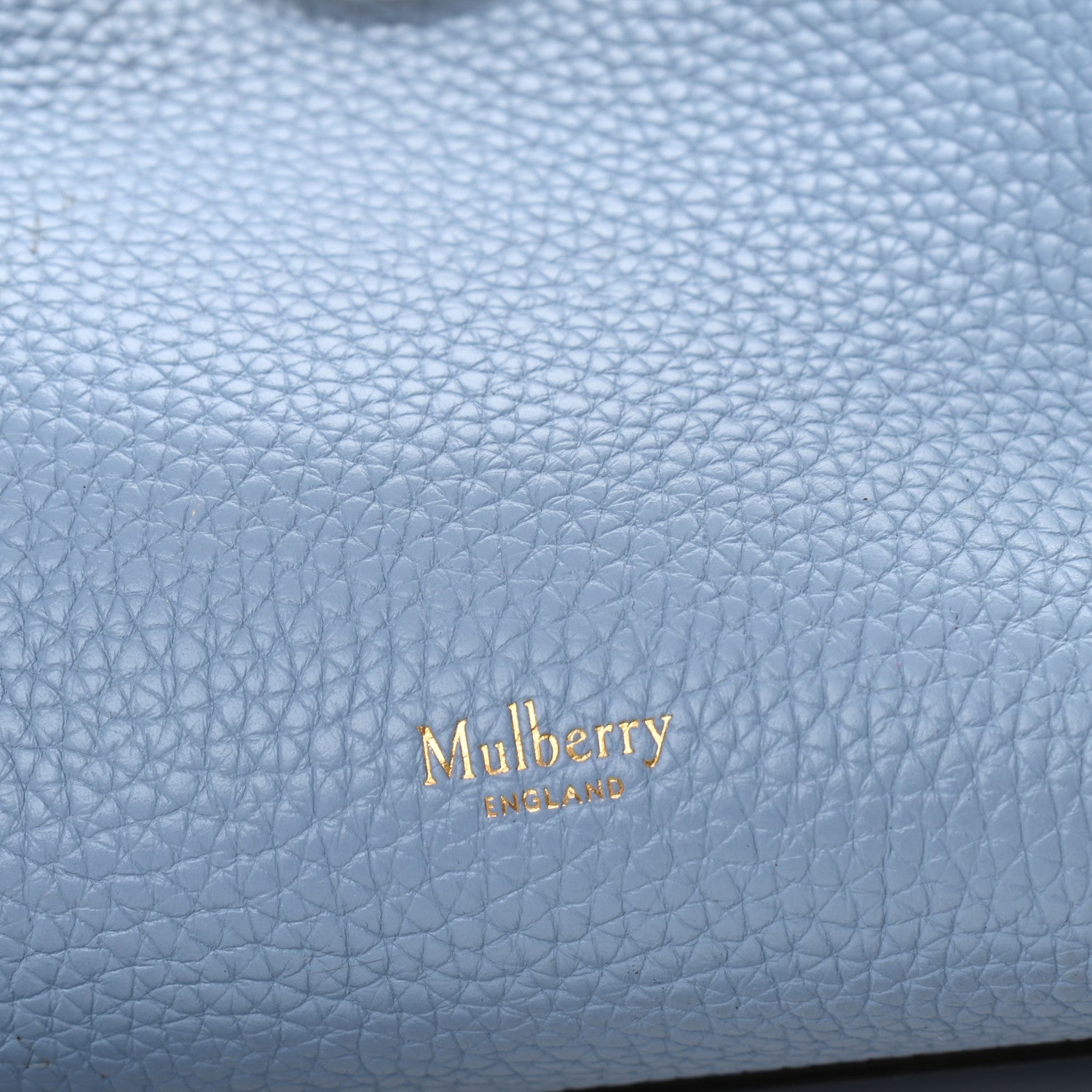 Mulberry Heavy Grain Small Iris Tote Blue 6 of 9