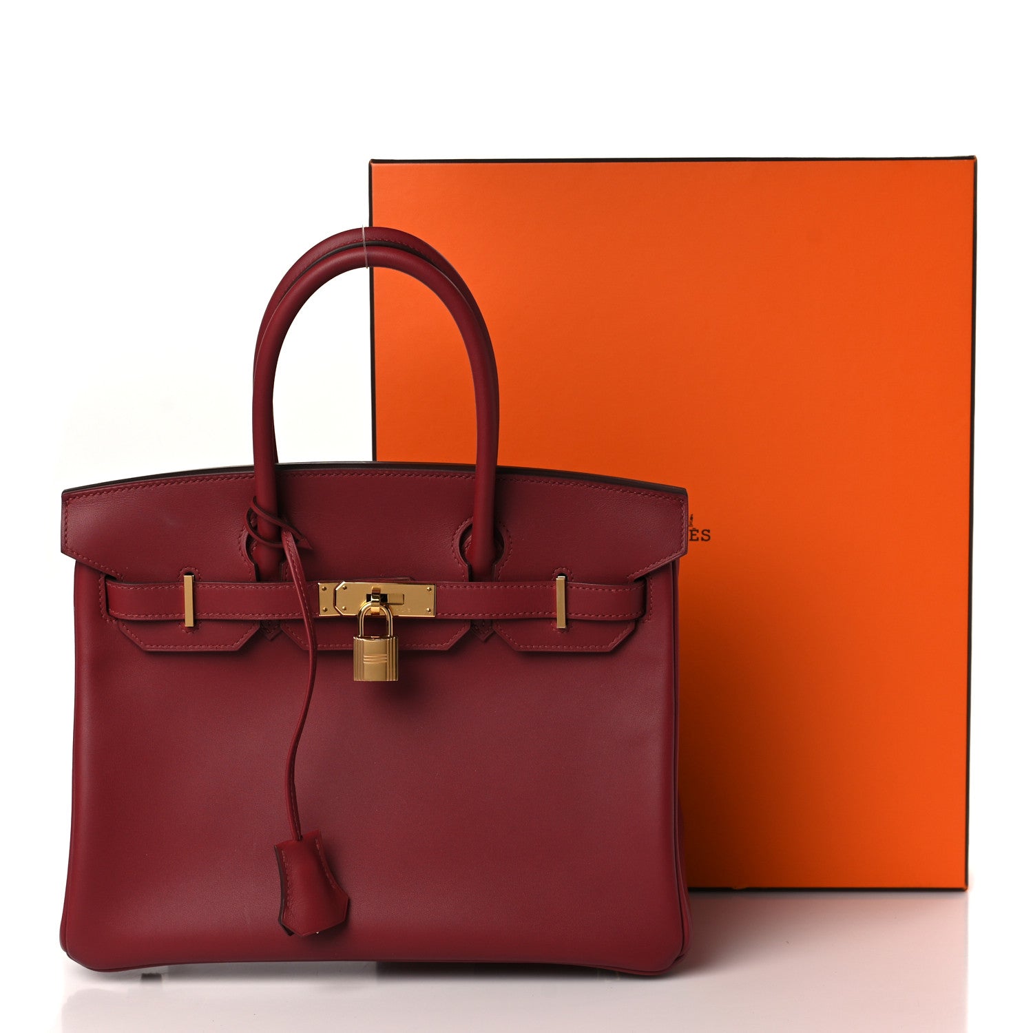 Hermes Veau Jonathan Birkin 30 Rouge Vif 10 of 10
