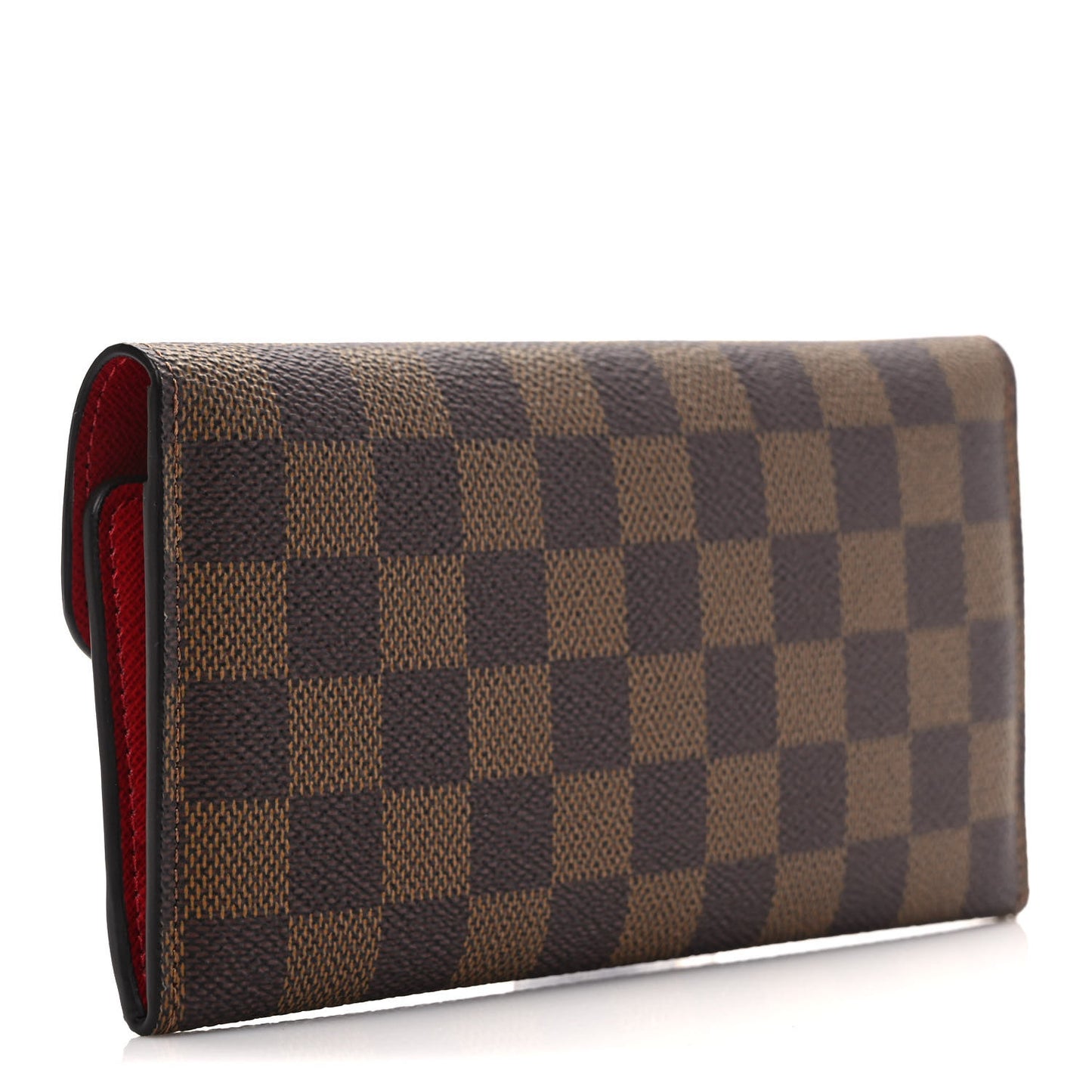 Damier Ebene Josephine Wallet Red