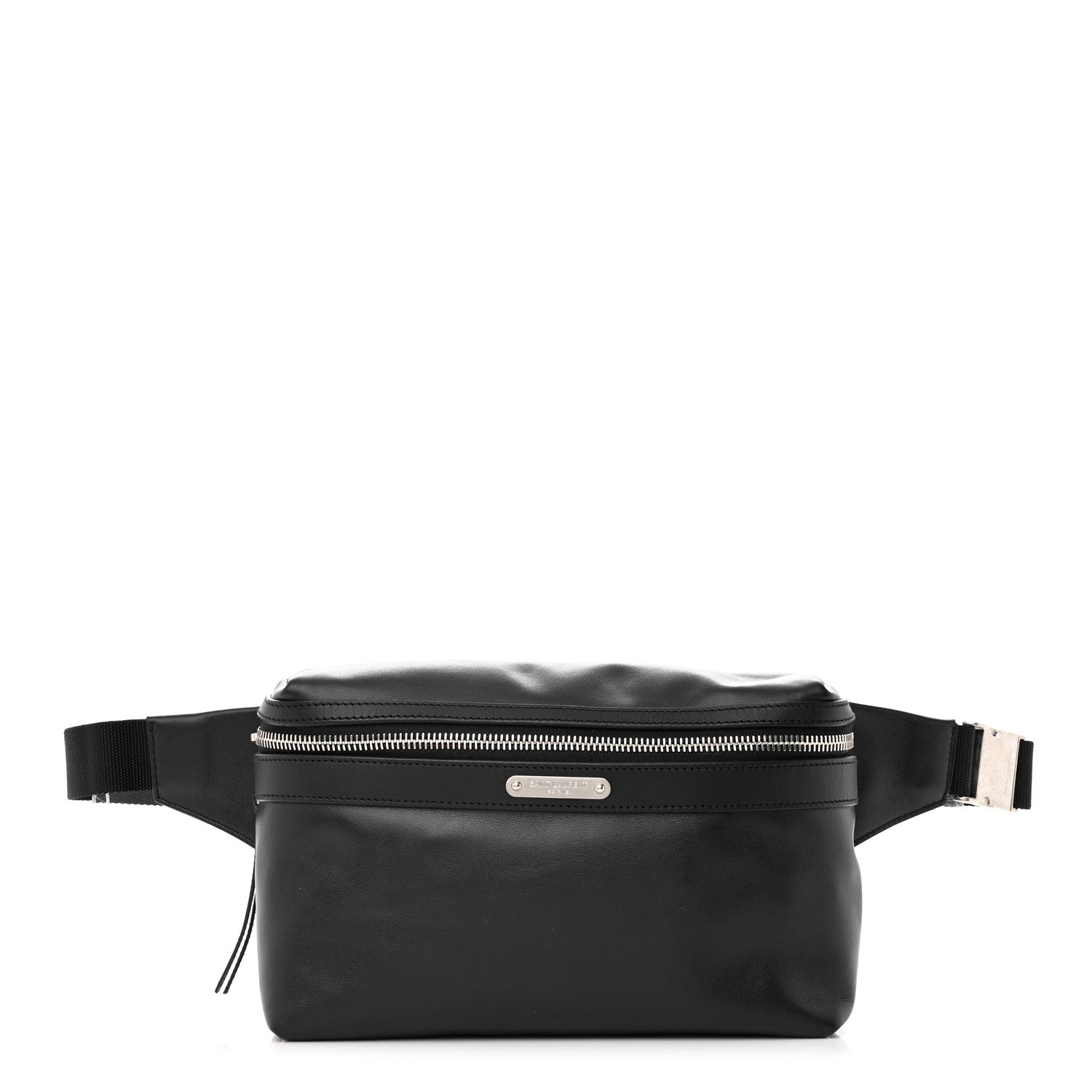 Saint Laurent Calfskin City Belt Bag Black 3 of 18