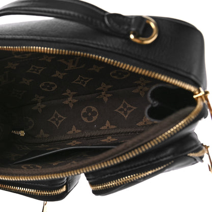 Louis Vuitton Calfskin Monogram Embossed Utility Bag Black 5 of 8