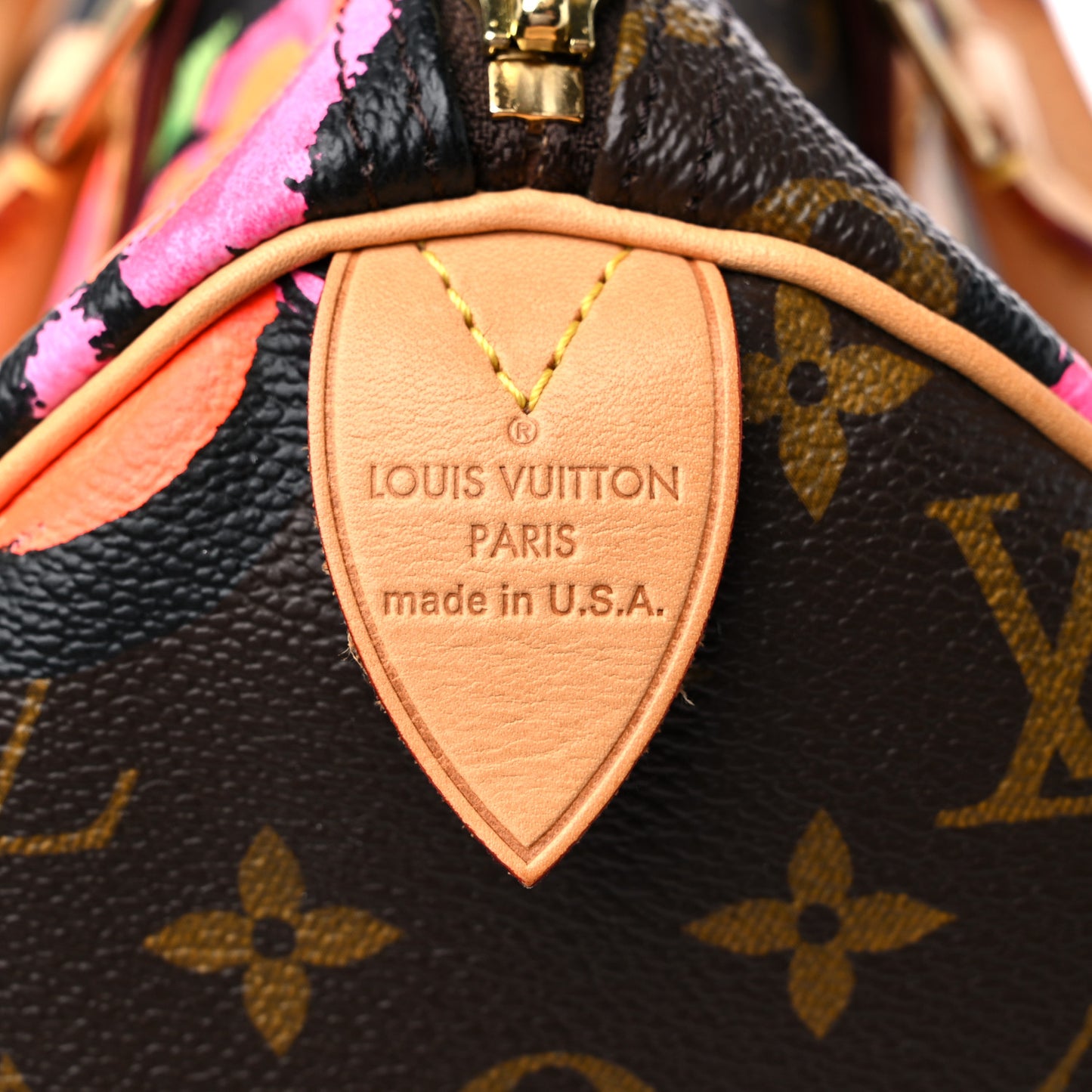 Monogram Roses Speedy 30