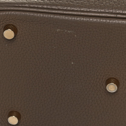 Hermes Taurillon Clemence Lindy 26 Etoupe 12 of 14