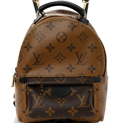 Louis Vuitton LOUIS VUITTON Reverse Monogram Palm Springs Backpack Mini 7 of 9