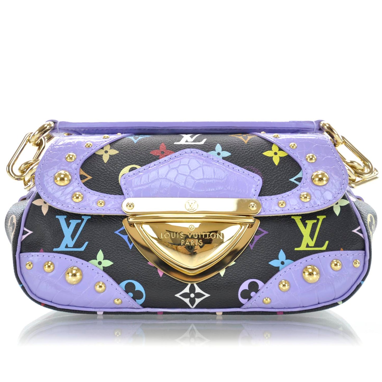 Monogram Multicolor Alligator Marilyn Black