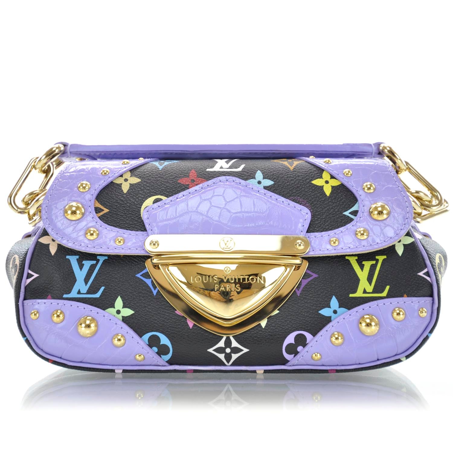 Louis Vuitton Monogram Multicolor Alligator Marilyn Black 1 of 10