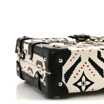 Louis Vuitton Calfskin Graphic Print Petite Malle 9 of 15