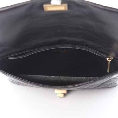 Chanel Aged Calfskin Quilted Reissue 2.55 Clutch Black 5 of 12