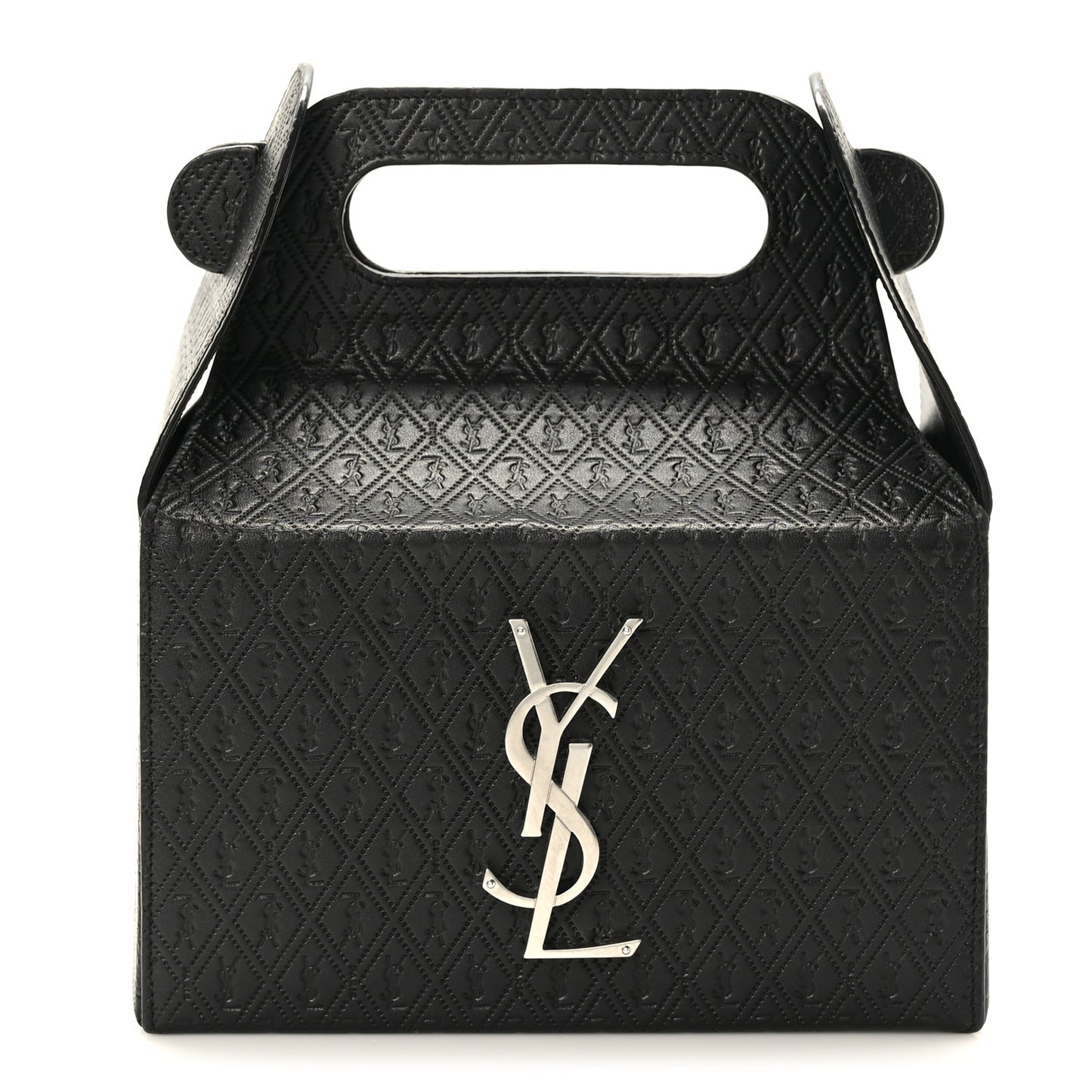 Calfskin Monogram Take Away Box Black