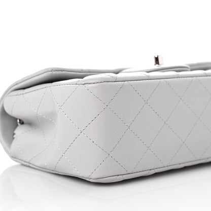 Chanel Lambskin Quilted Mini Rectangular Flap Grey 8 of 9