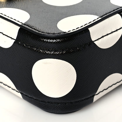 Marc Jacobs Saffiano The Dot Snapshot Camera Bag Black White 11 of 11