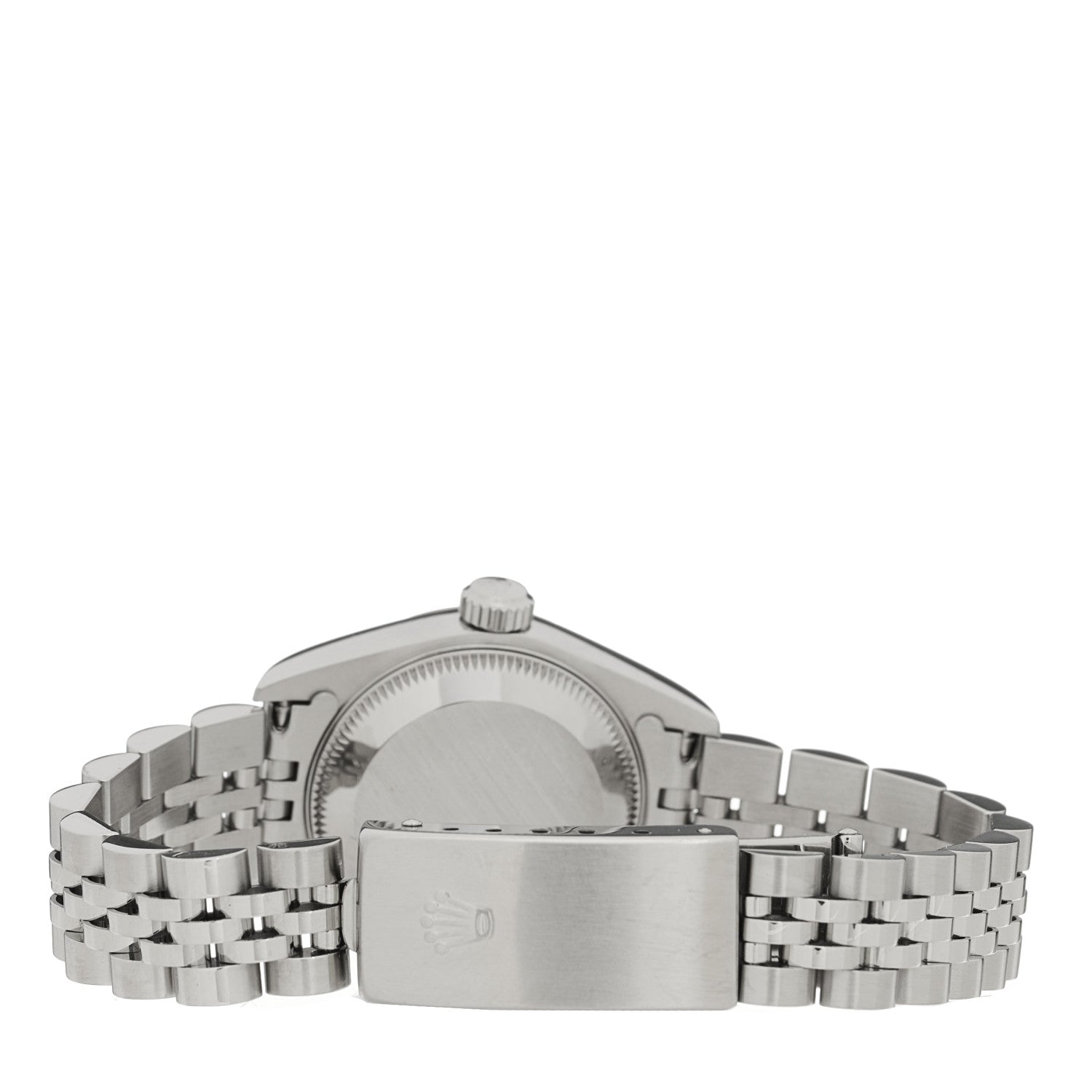 Rolex Stainless Steel 18K White Gold 26mm Oyster Perpetual Datejust Watch Blue Roman 79174 3 of 4