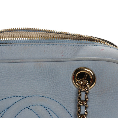 Gucci Vitello Range Small Soho Bowler Mineral Blue 10 of 11