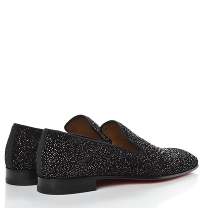 Christian Louboutin Veau Velours Mens Dandelion Crosta Flat Loafers 40 Black 4 of 7