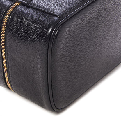Chanel Caviar Vanity Cosmetic Case Black 5 of 9
