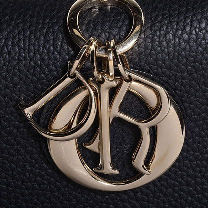 Christian Dior Bullcalf Small Be Dior Flap Black Fraise 9 of 10