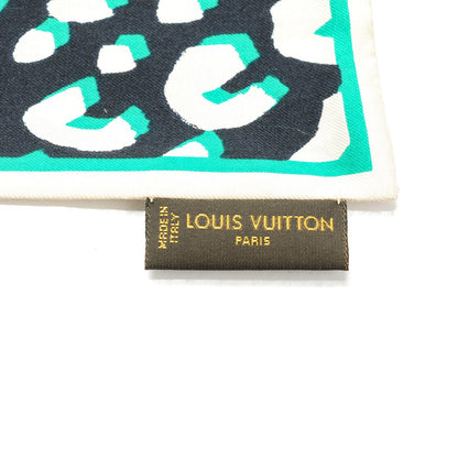 Louis Vuitton Silk Leopard Bandeau Blue Infini 4 of 6