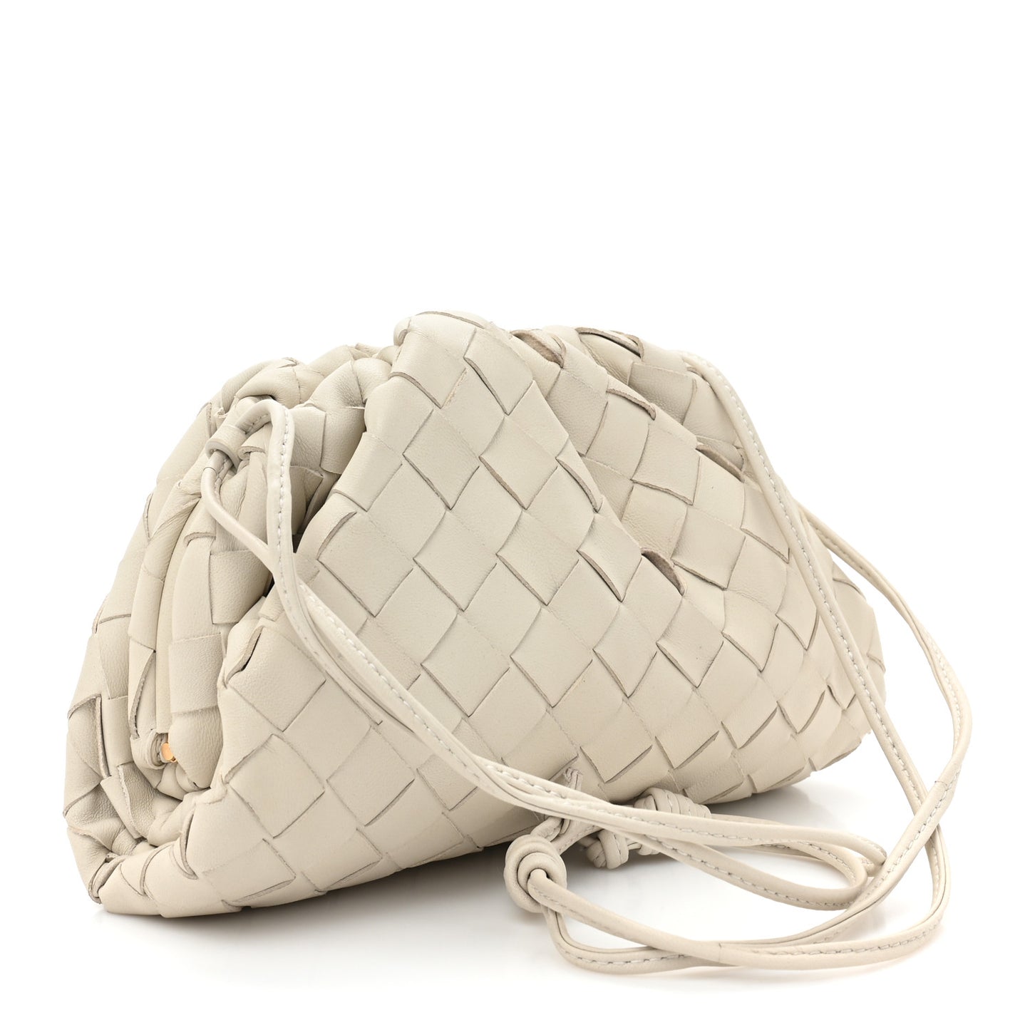 Nappa Intrecciato The Mini Pouch Chalk