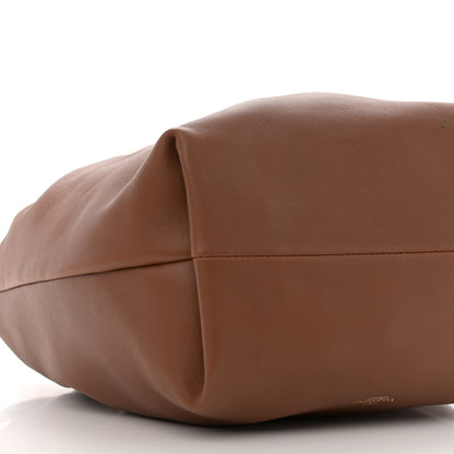 Valentino Garavani Nappa Vlogo Pouf Pouch Tan 8 of 9