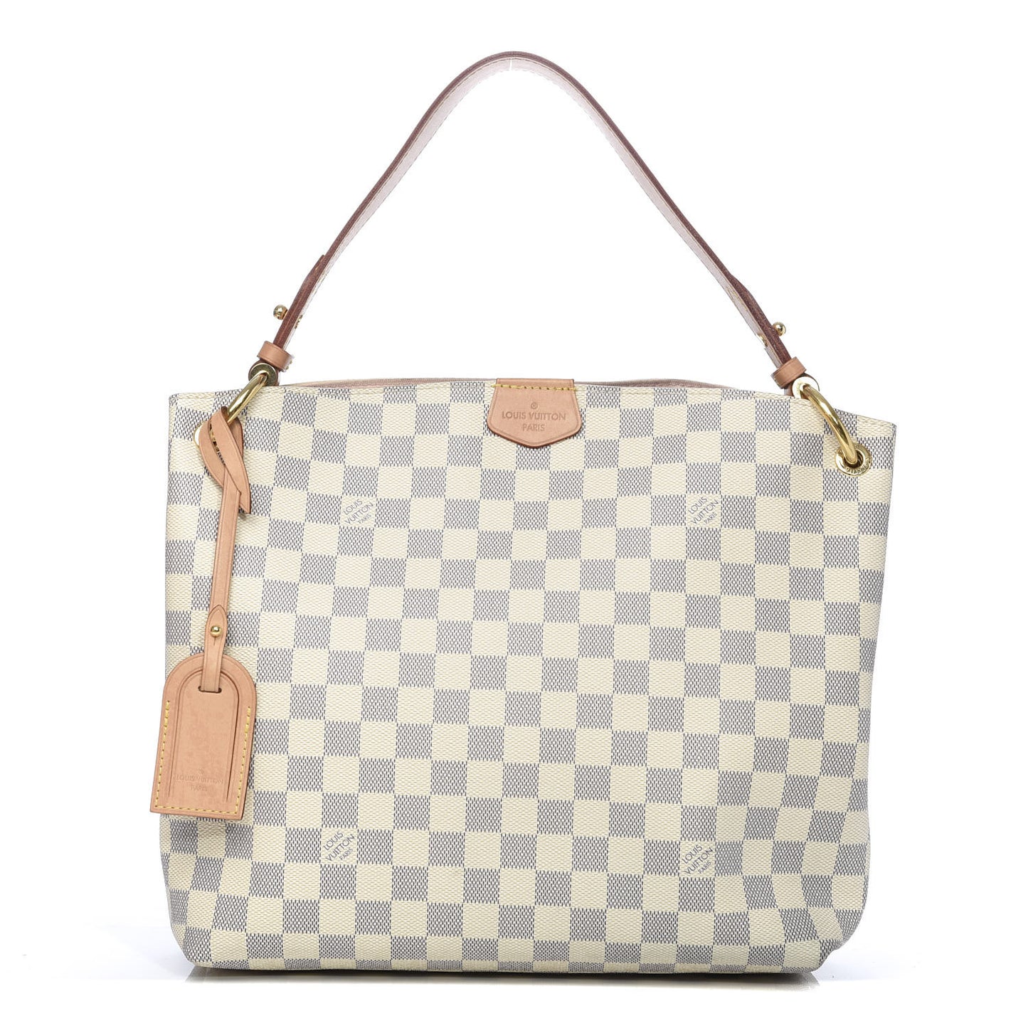 Damier Azur Graceful PM Rose Ballerine