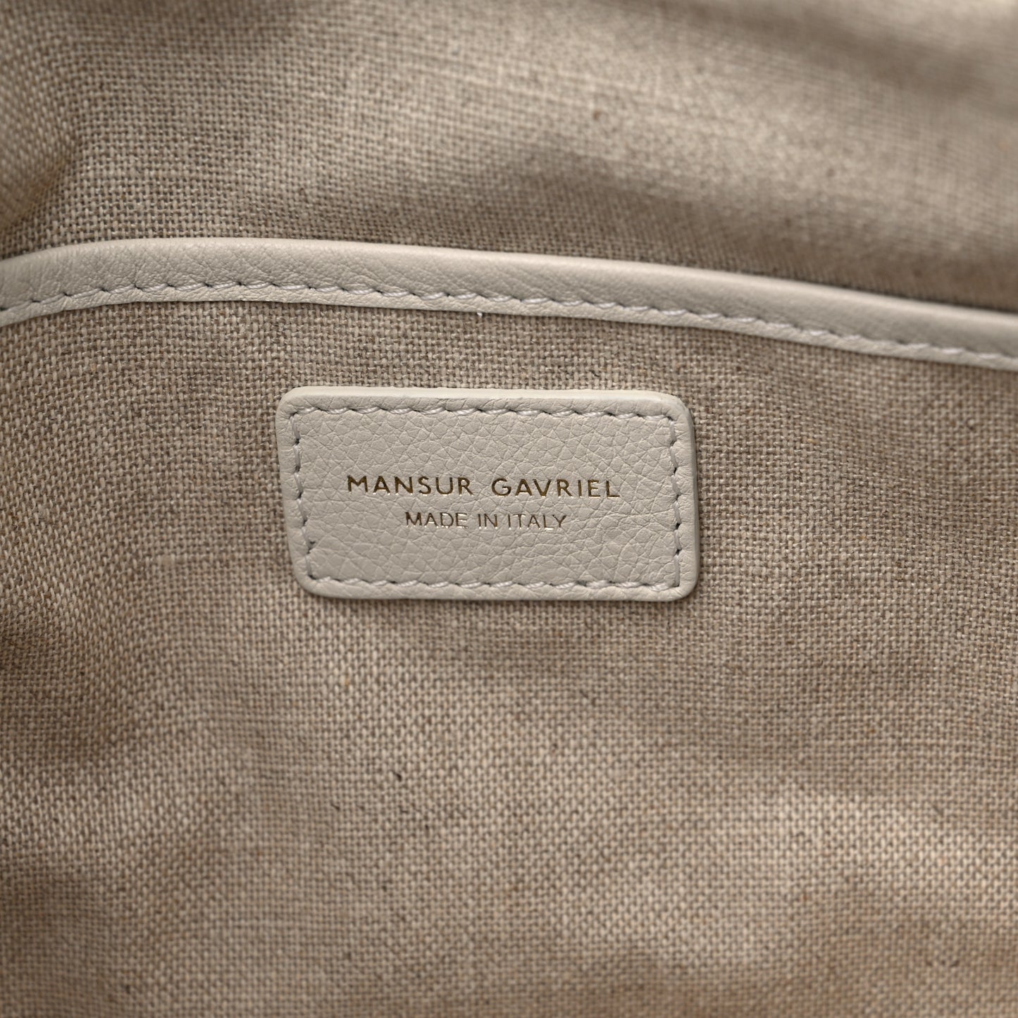 Calfskin Mini Tulipano Bag Bianca