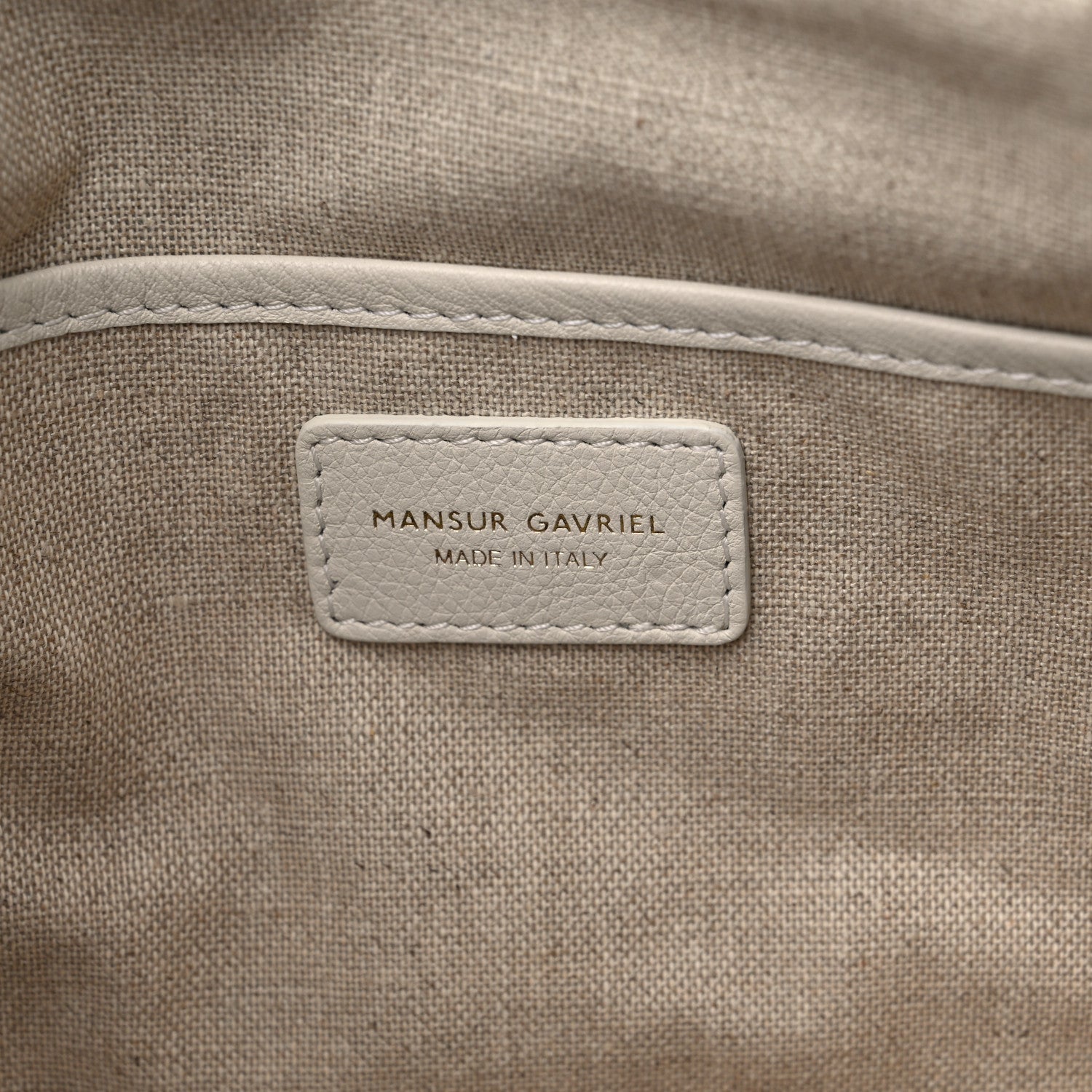 Mansur Gavriel Calfskin Mini Tulipano Bag Bianca 6 of 8