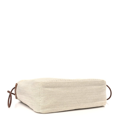 Hermes Canvas Barenia Fourbi 20 PM Pouch Naturel Fauve 4 of 9