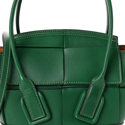 Bottega Veneta Calfskin Mini Maxi Intrecciato Arco Green 8 of 11