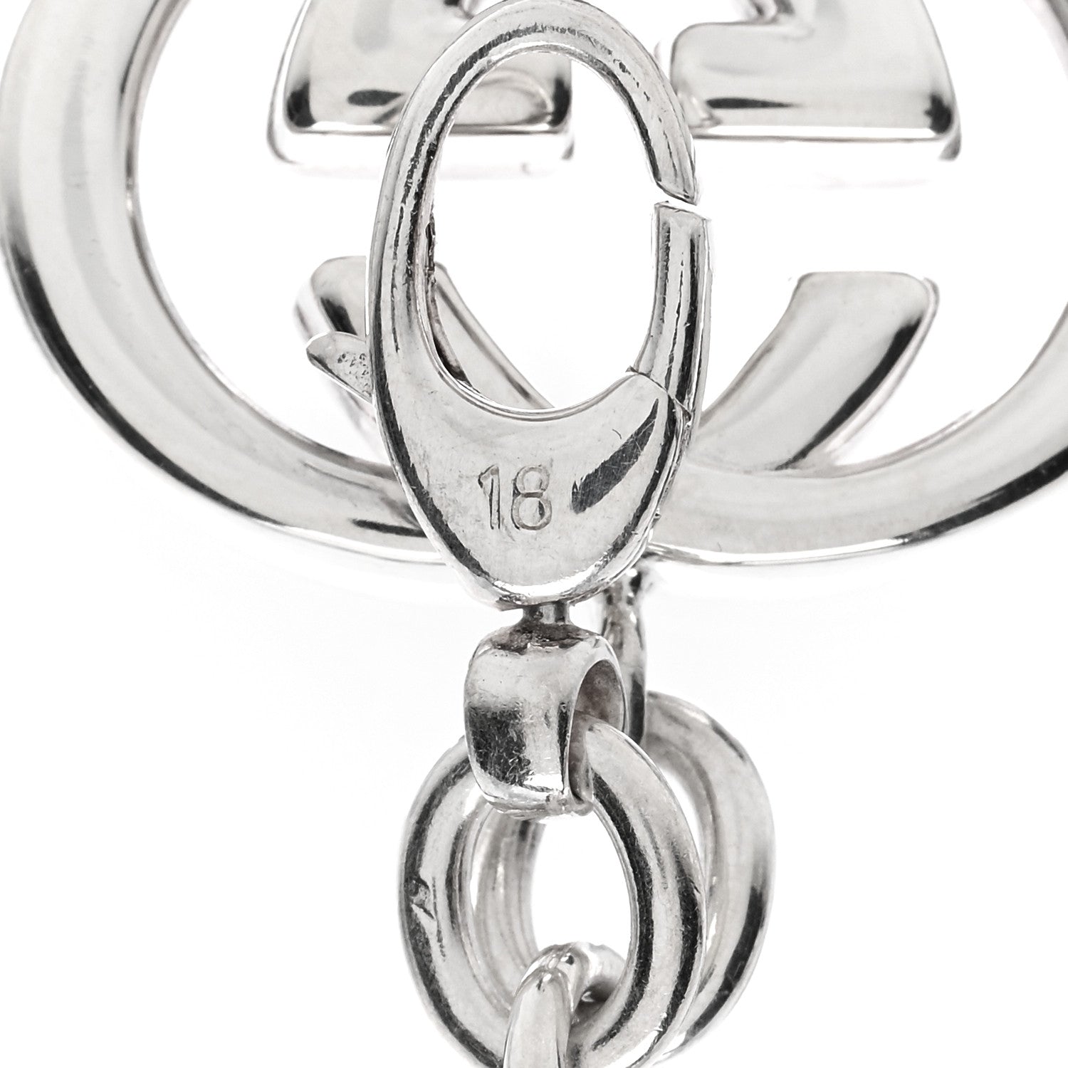 Gucci Sterling Silver Britt Charm Bracelet 4 of 4