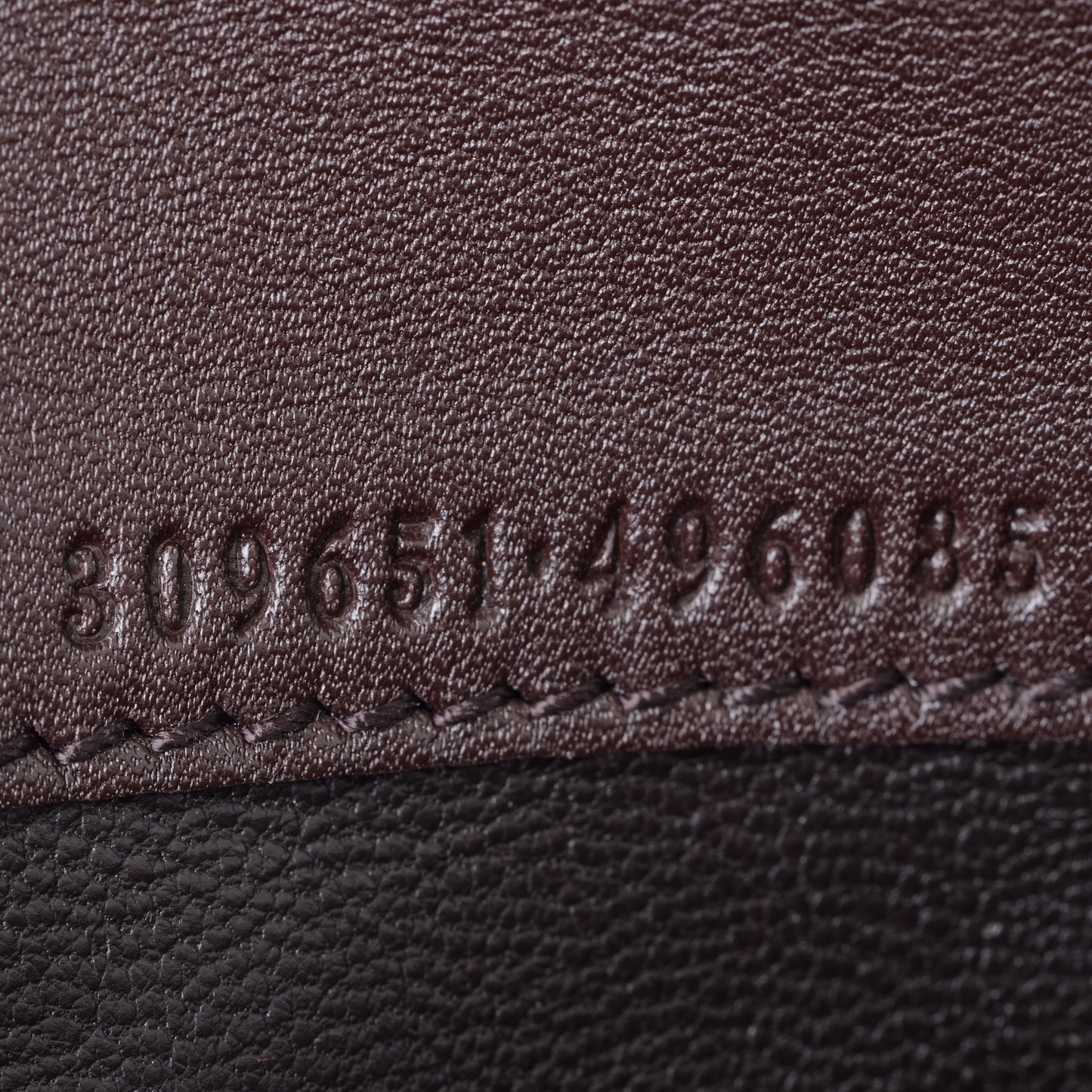 Microguccissima Travel Document Case Brown