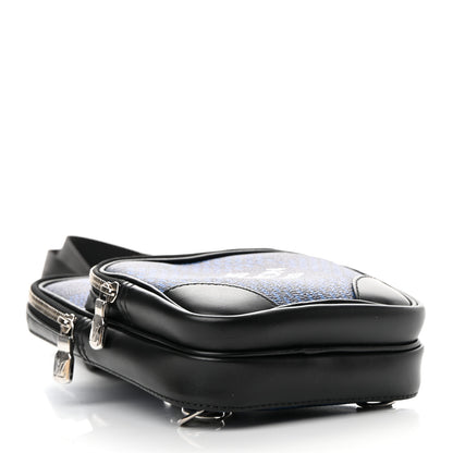 Louis Vuitton Damier Graphite 3D Amazone Sling Bag Navy Black 4 of 11
