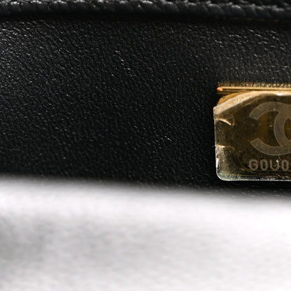 Chanel Caviar Quilted Mini Sweetheart Rectangular Flap Black 6 of 9