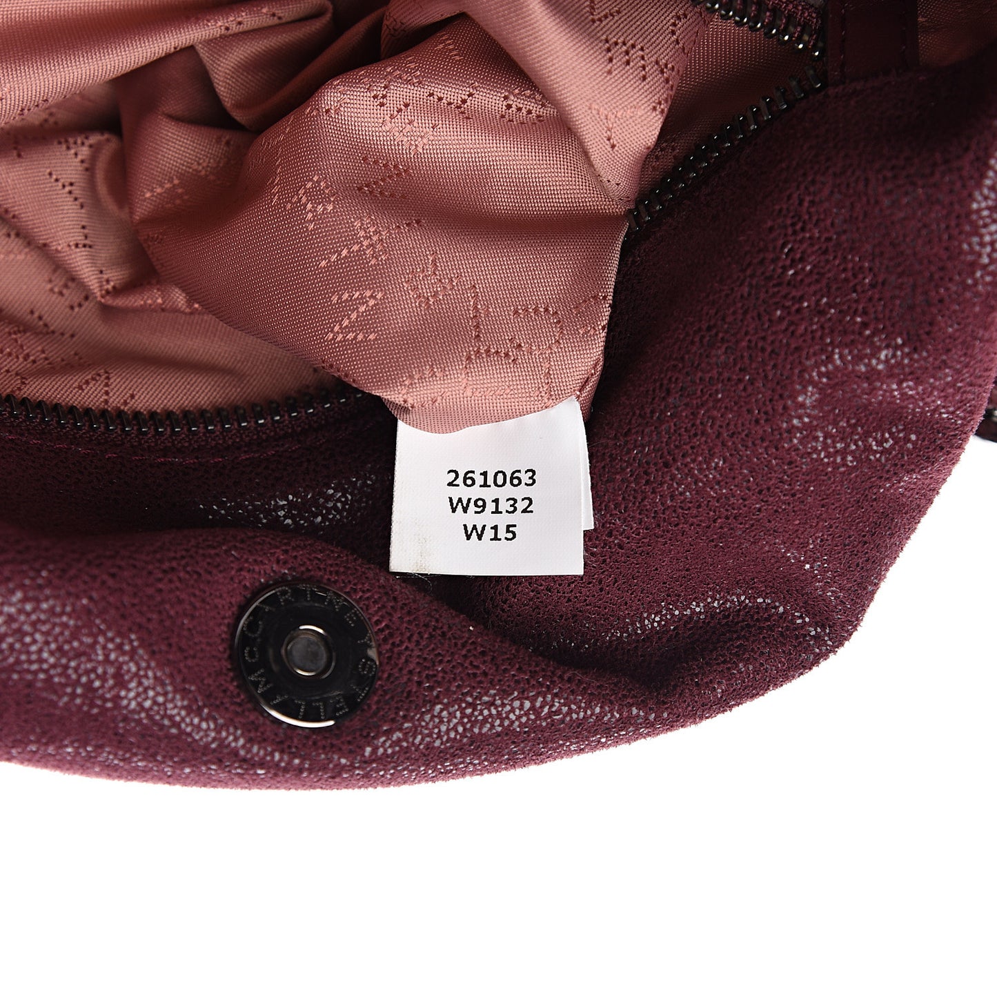 Shaggy Deer Small Falabella Tote Plum