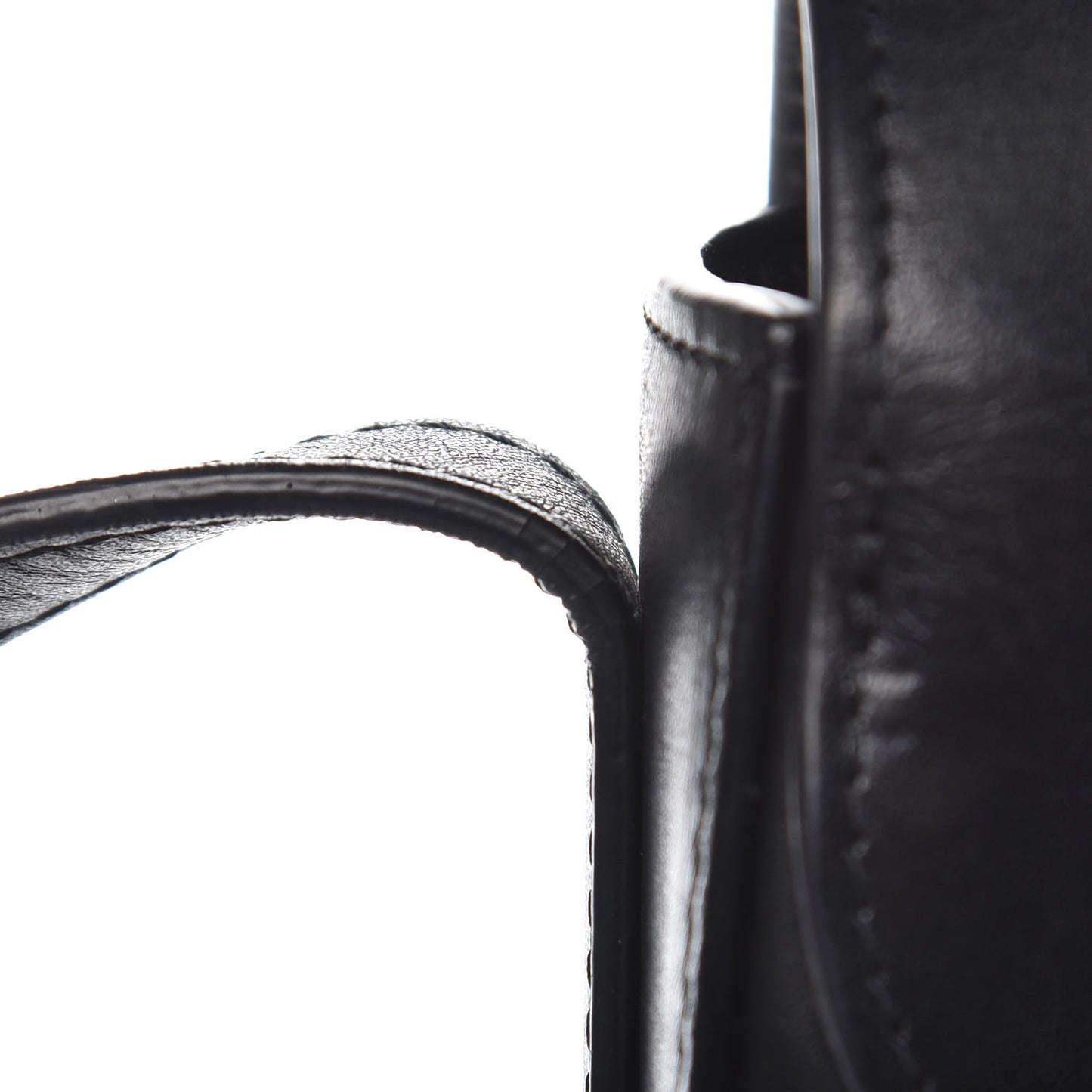 Calfskin Envelope Flap Crossbody Bag Black