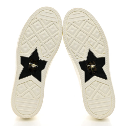 Christian Dior Canvas Dot Walk'N'Dior Low Top Sneakers 38.5 Milk 5 of 8
