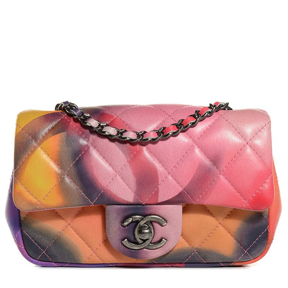 Chanel Lambskin Quilted Extra Mini Flower Power Flap Multicolor 1 of 9