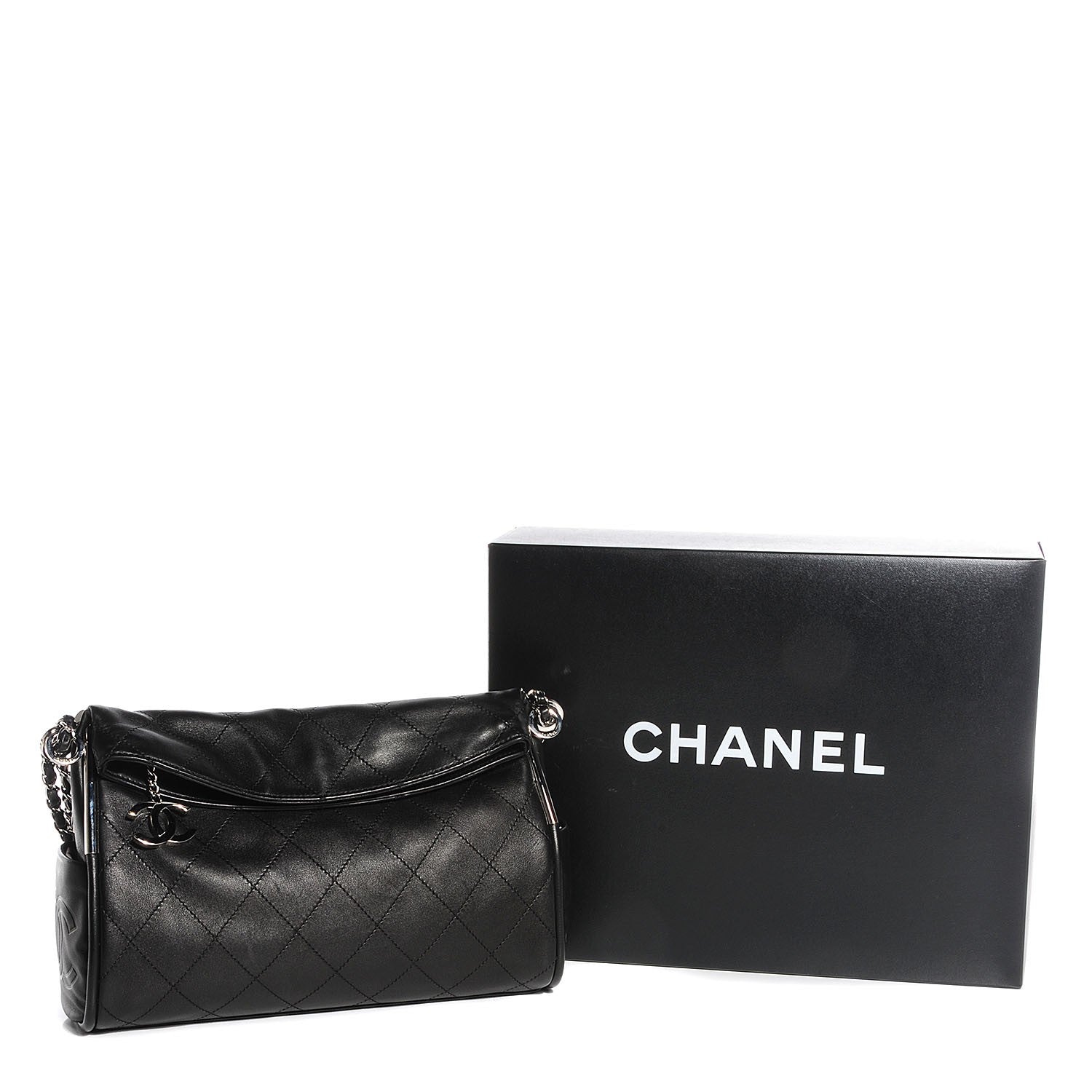 Chanel Lambskin Medium Ultimate Soft Tote Black 8 of 8