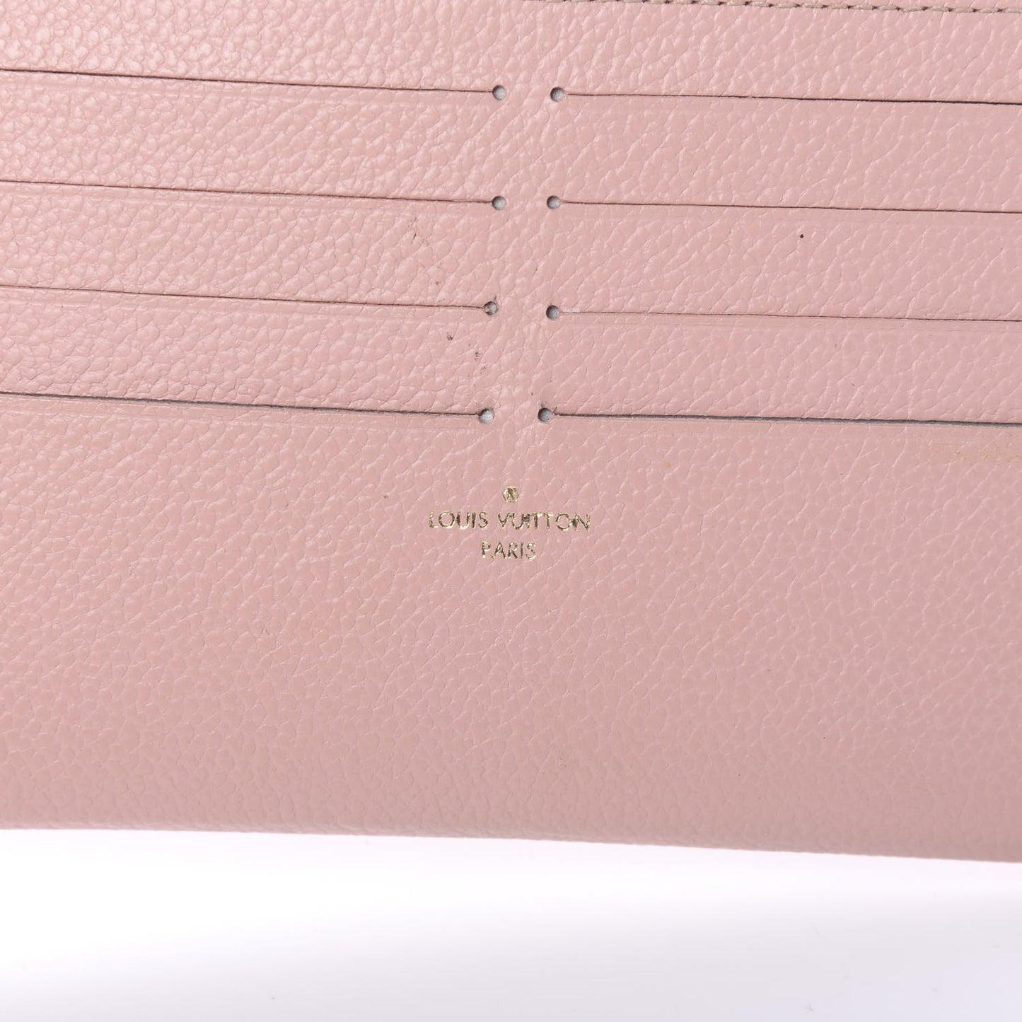 Calfskin Felicie Card Holder Insert Rose Ballerine