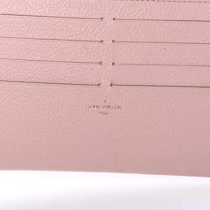 Louis Vuitton Calfskin Felicie Card Holder Insert Rose Ballerine 5 of 7