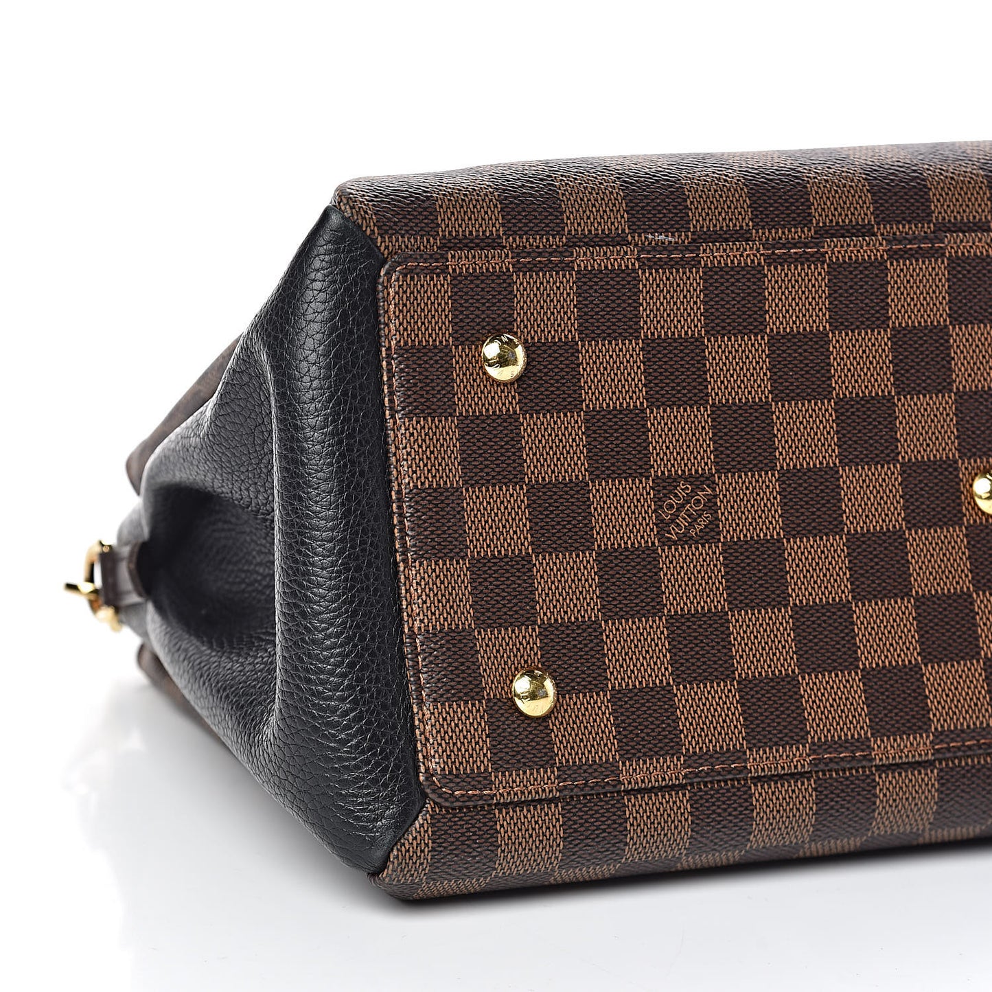 Cuir Taurillon Damier Ebene Normandy Black