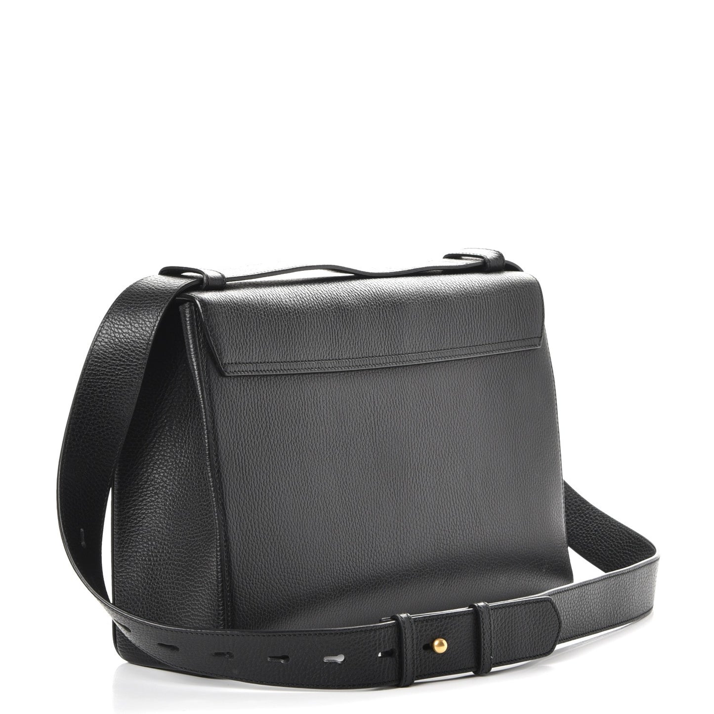 Calfskin GG Marmont Messenger Bag Black