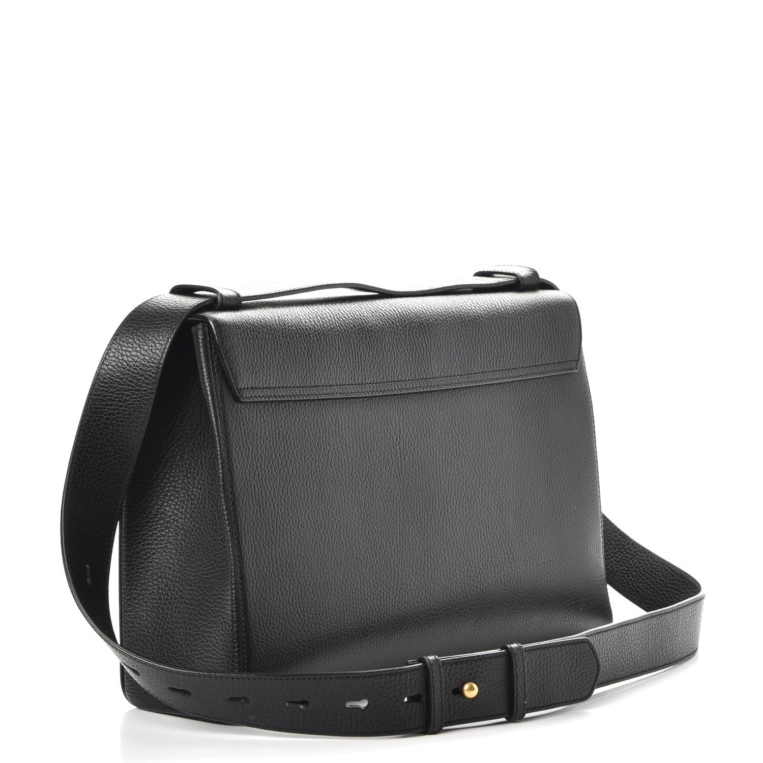 Gucci Calfskin GG Marmont Messenger Bag Black 3 of 9