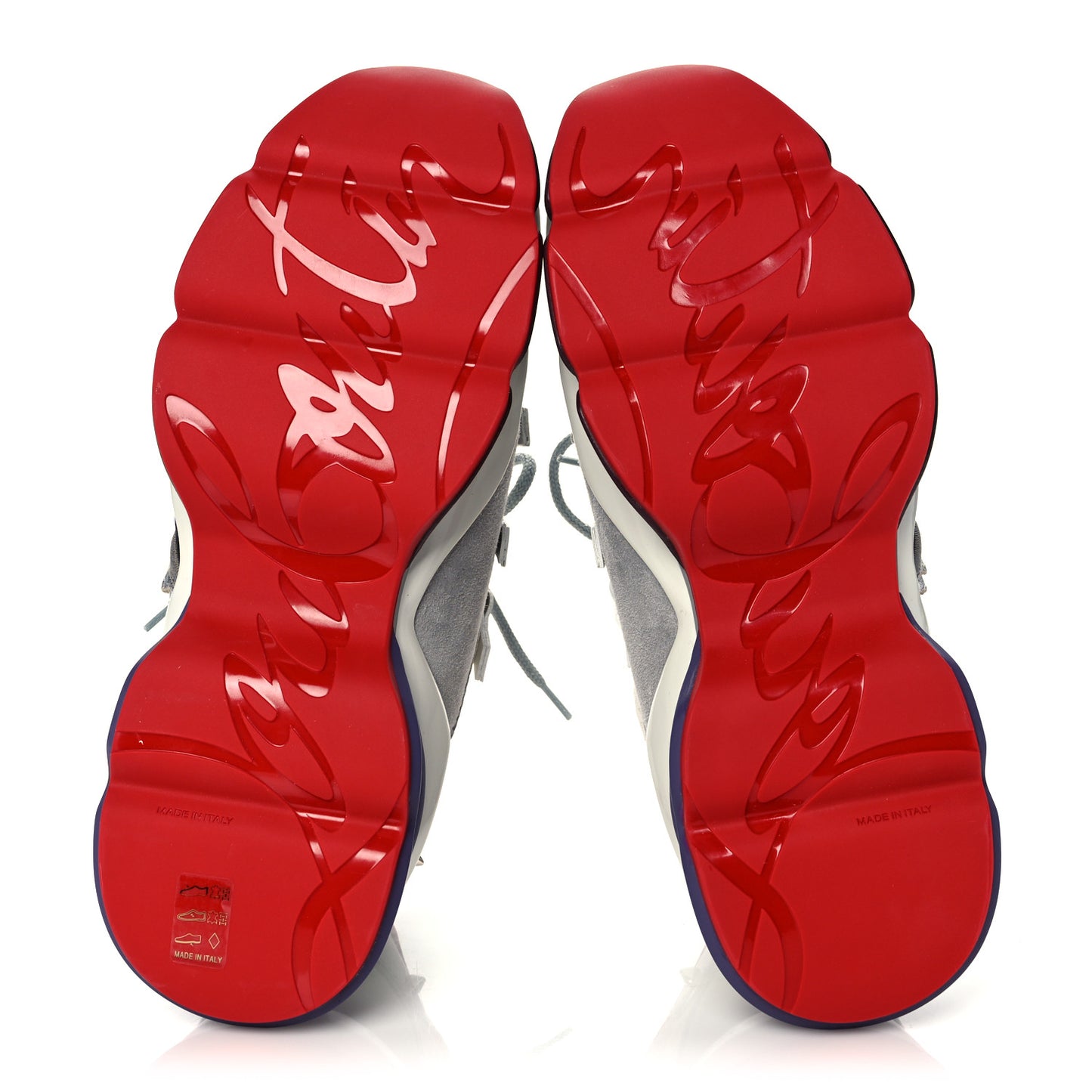 Mesh Patent Red Runner Flat Sneaker 39.5 Multicolor