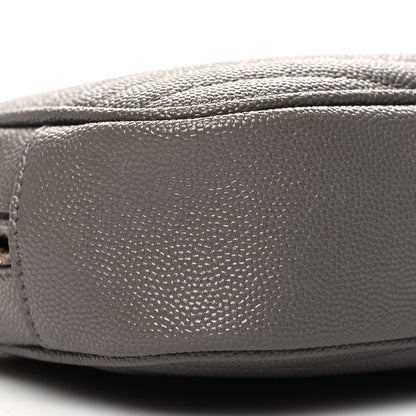 Saint Laurent Grain De Poudre Matelasse Monogram Mini Lou Camera Bag Fog 9 of 10