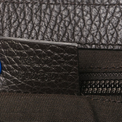 Gucci Monogram Large Flap Messenger Bag Beige Dark Brown 7 of 9