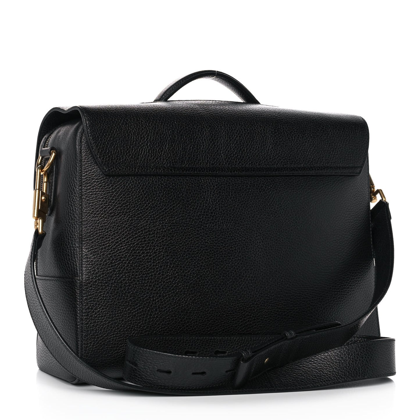 Dollar Calfskin GG Marmont Briefcase Black